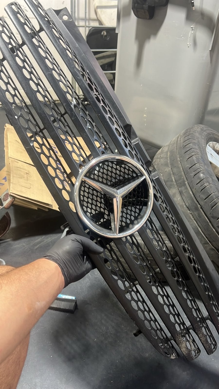 Mercedes-Benz W639 Viano/Vito grille (pre-facelift), Ophalen, Gebruikt, Mercedes-Benz
