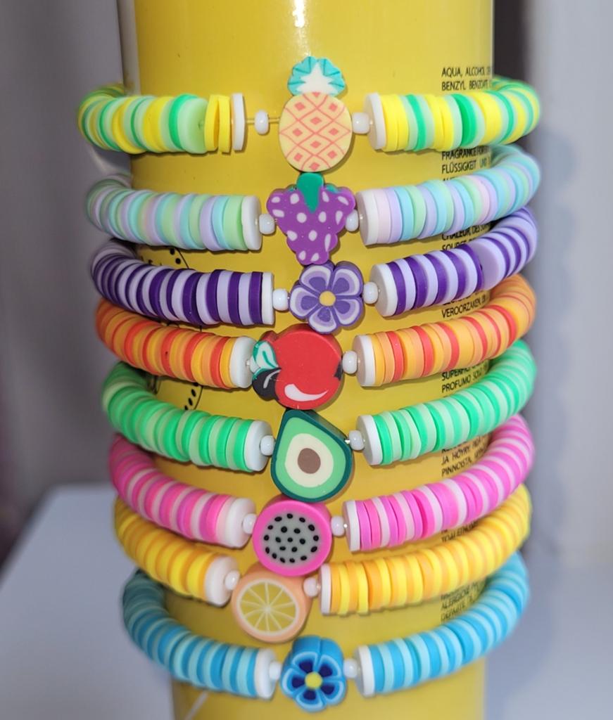Leuke gekleurde armbandjes!, Overige kleuren, Kunststof of Plastic, Nieuw, Ophalen of Verzenden