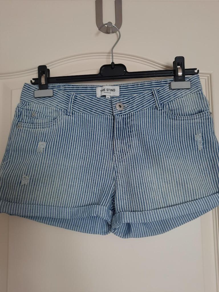 Broek The Sting maat : M Kleur : Blauw, Maat 38/40 (M), The Sting, Kort, Blauw