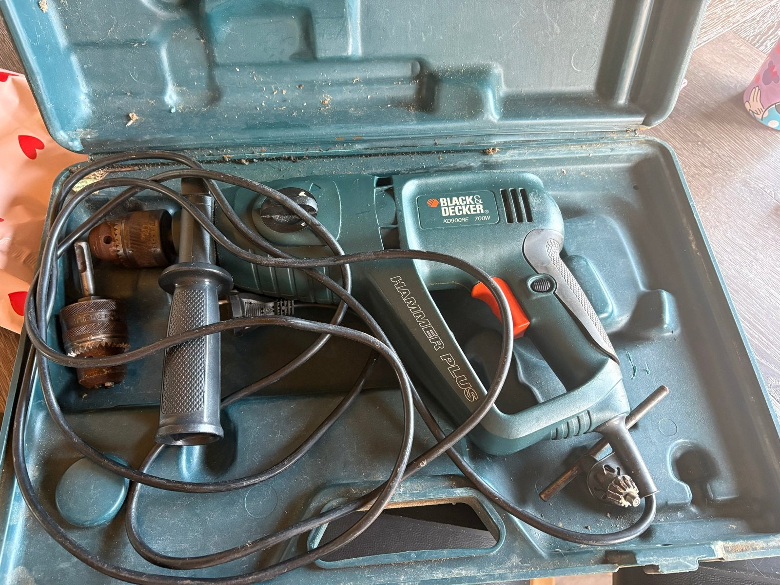 Black & Decker klopboormachine in Koffer, Ophalen, Boor- en/of Breekhamer, Klopboormechanisme, Gebruikt