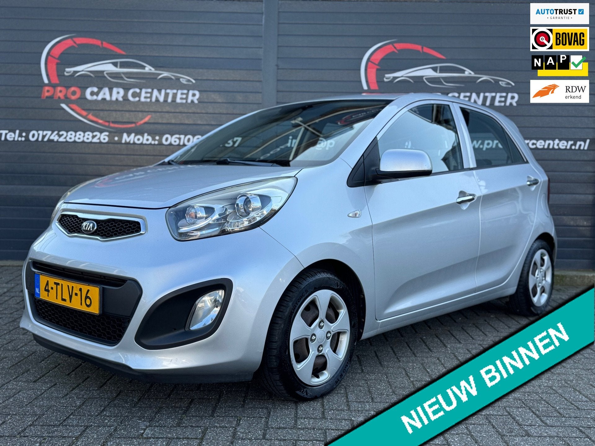 Kia Picanto 1.0 CVVT BusinessLine AIRCO|EL.RAMEN|NAP|APK, Voorwielaandrijving, Euro 5, Stof, Gebruikt