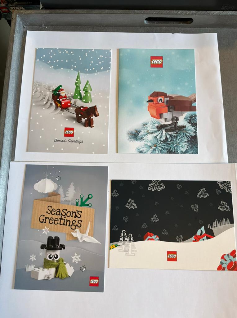 Lego employee kerst kaarten., Kinderen en Baby's, Speelgoed | Duplo en Lego, Nieuw, Lego, Overige typen, Ophalen of Verzenden