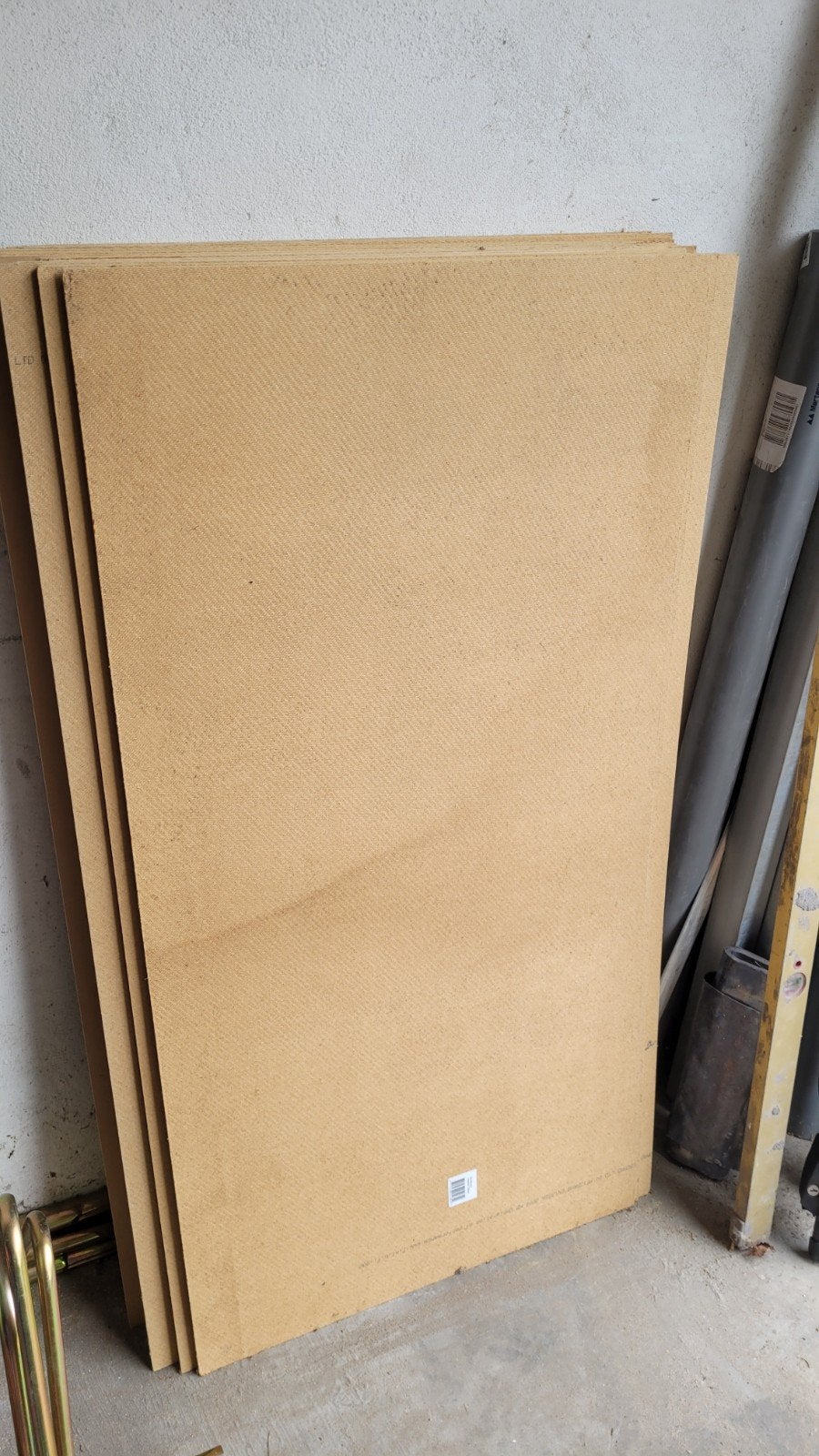 Te koop 29 hardboard platen, Doe-het-zelf en Verbouw, Platen en Panelen, Ophalen