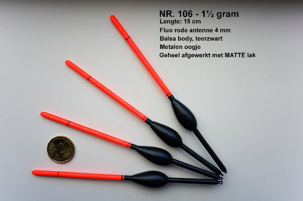 KARPERDOBBER HANDBUILT NR. 106 / 1½ gram, Ophalen of Verzenden, Nieuw, Dobber of Lood