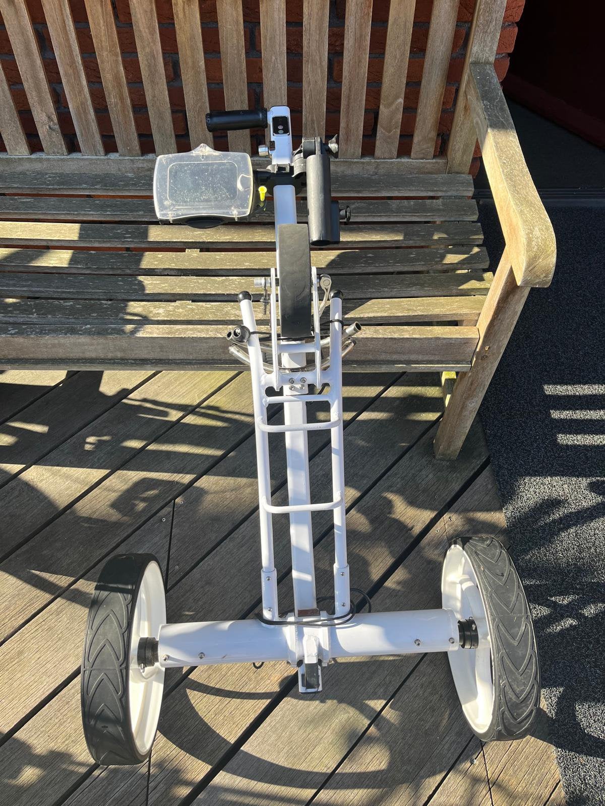 Electrische golftrolley T4G GT7 Alu, Sport en Fitness, Golf, Ophalen, Zo goed als nieuw, Golfkar