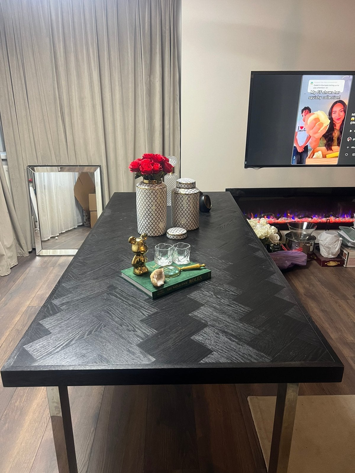 Richmond blackbone eettafel MAGWEG250 euro, Huis en Inrichting, Tafels | Eettafels, Ophalen, 200 cm of meer, 50 tot 100 cm, Zo goed als nieuw
