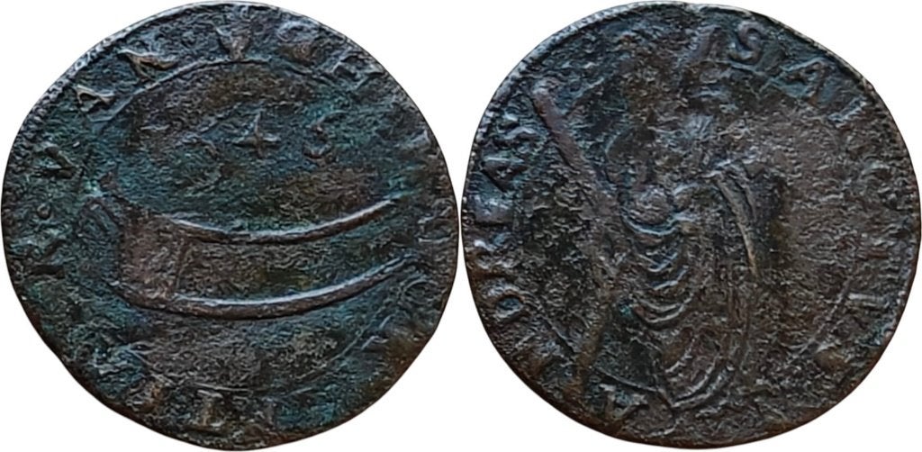 Mereau 1546, Antwerpen, gilde der kruiers, Verzenden, België, Losse munt