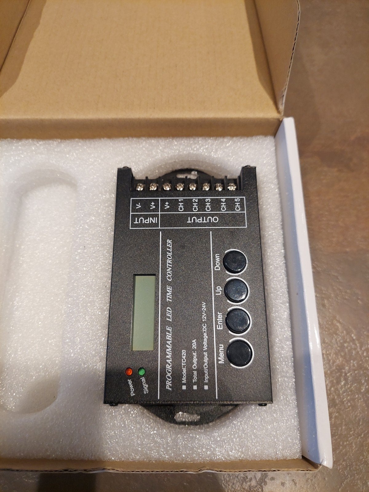 LEDstrip Tijd Controller TC420 voor Aquarium & Modelbouw, Ophalen