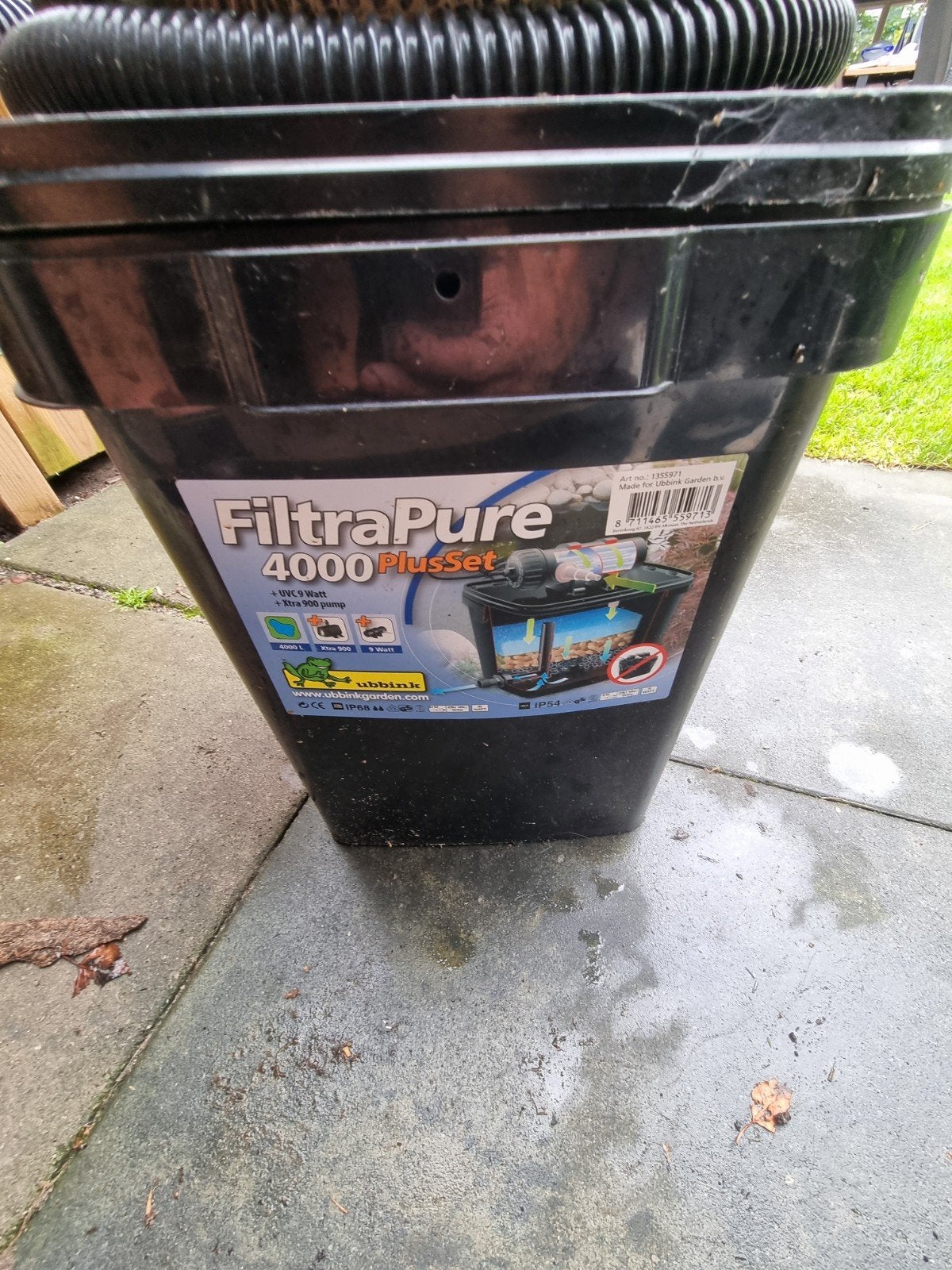 filterbak + pomp, Ophalen, Gebruikt, Vijverfilter