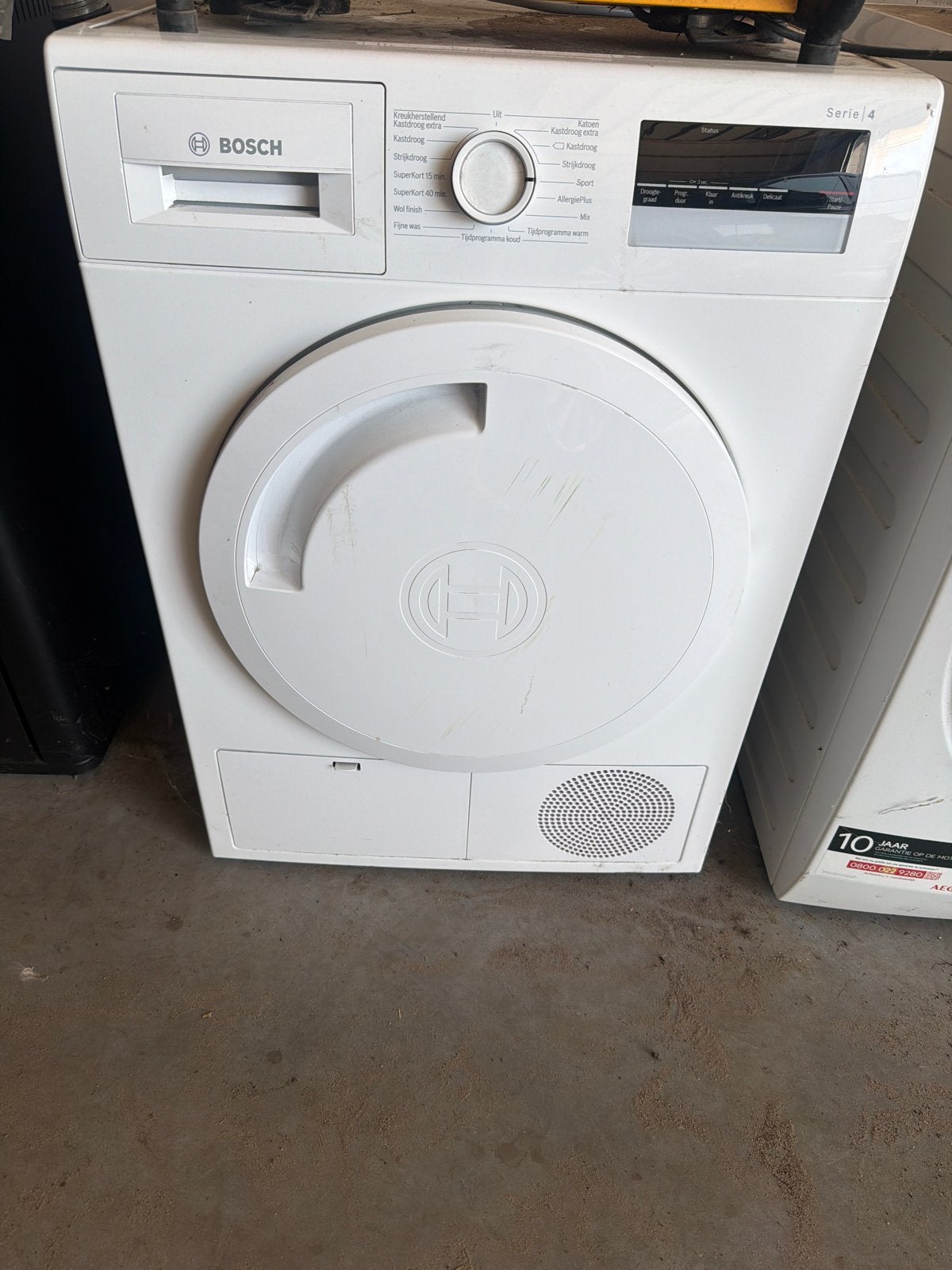 Bosch Serie 4 Condensdroger, Witgoed en Apparatuur, Wasdrogers, Gebruikt, Condens, Voorlader, 6 tot 8 kg, 85 tot 90 cm, Ophalen of Verzenden