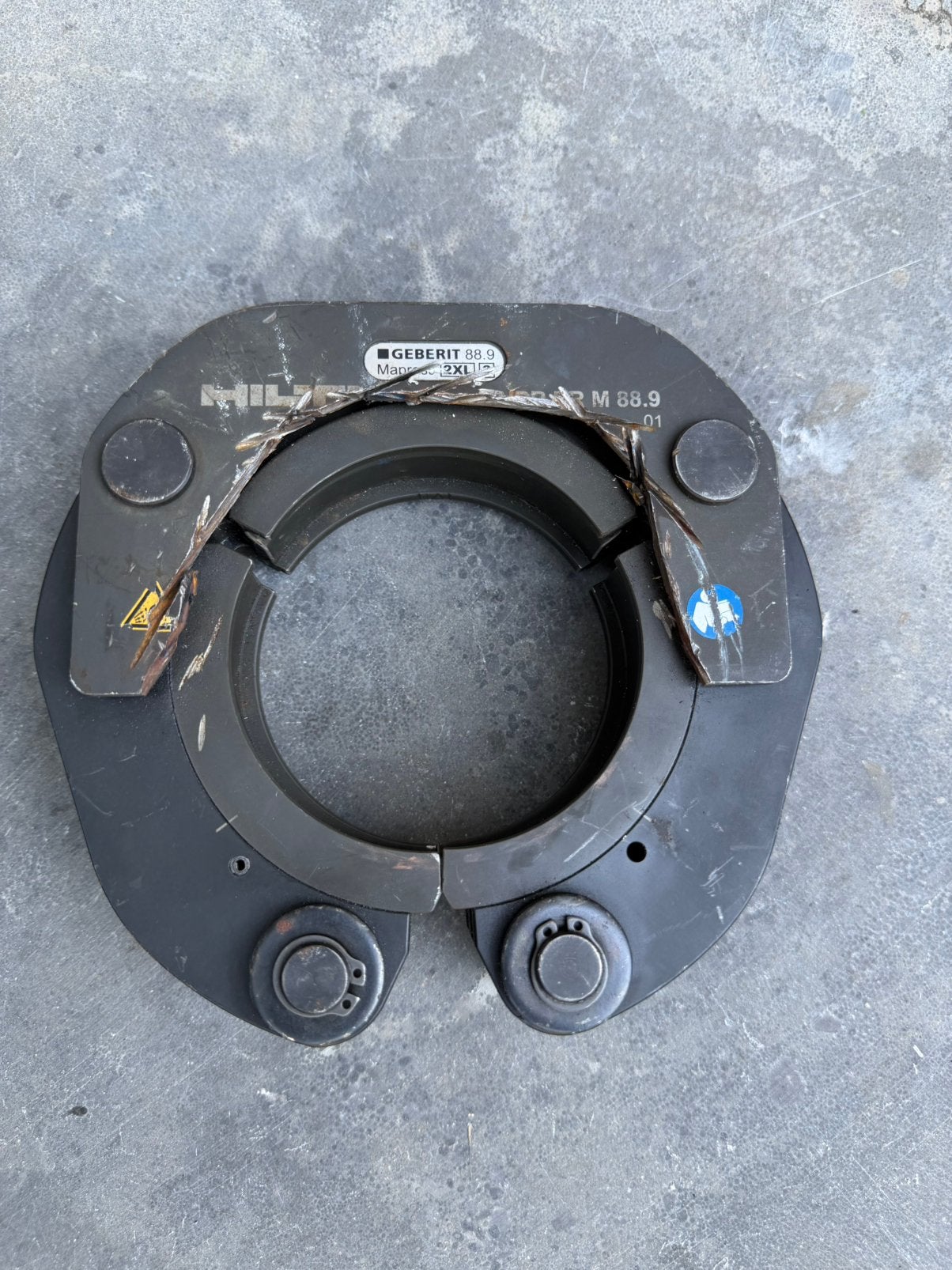 Persbek persketting vsh xpress mapress bonfix m88.9 gebruikt, Ophalen, Gebruikt
