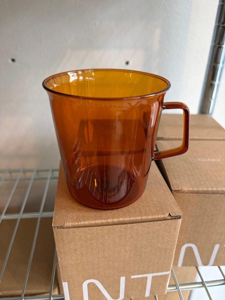 KINTO CAST AMBER mok 310 ml, amber glazen mok, nieuw, Ophalen, Overige merken, Nieuw, Mok
