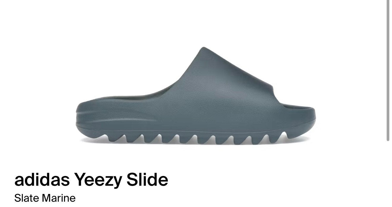 Adidas Yeezy Slide Slate Marine - 38, Ophalen of Verzenden, Nieuw, Overige kleuren, Slippers