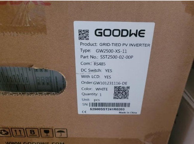 GOODWE GW2500-XS-11 Grid-Tied PV Inverter, ., Overige typen, Nieuw, Ophalen of Verzenden