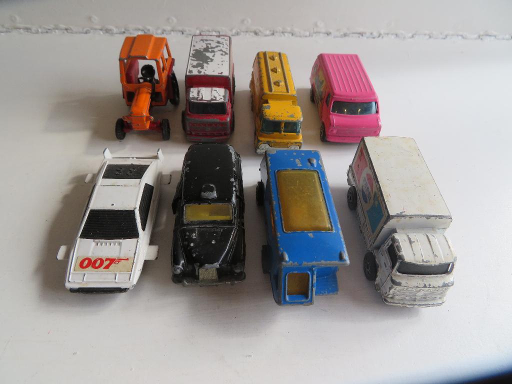Diverse Corgi Toys oa Wigwam Camper Leyland Pepsi US Van, Ophalen of Verzenden, Gebruikt, Auto