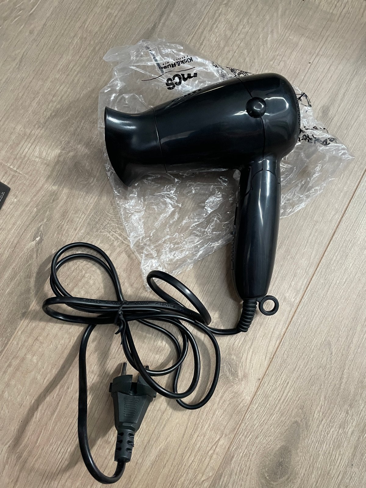 Compacte Inklapbare Reisföhn - 1200W, Witgoed en Apparatuur, Ophalen of Verzenden, Nieuw, Haarverzorging