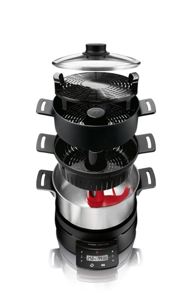 Jamie Oliver HomeCooker HR1040/90 - Multicooker, 3 tot 4 liter, Ophalen of Verzenden, Zo goed als nieuw, Vaatwasserbestendig
