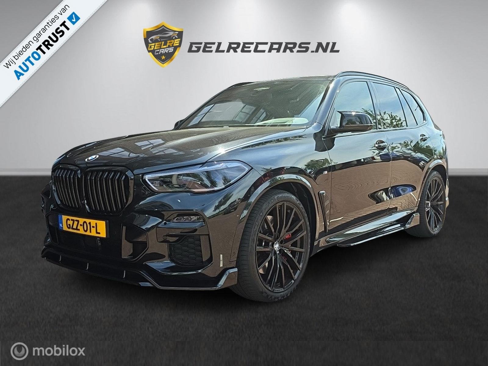BMW X5 xDrive45e High Executive BTW M stage 2+ 630 PK UNIEK, Gebruikt, 394 pk, Zwart, Leder