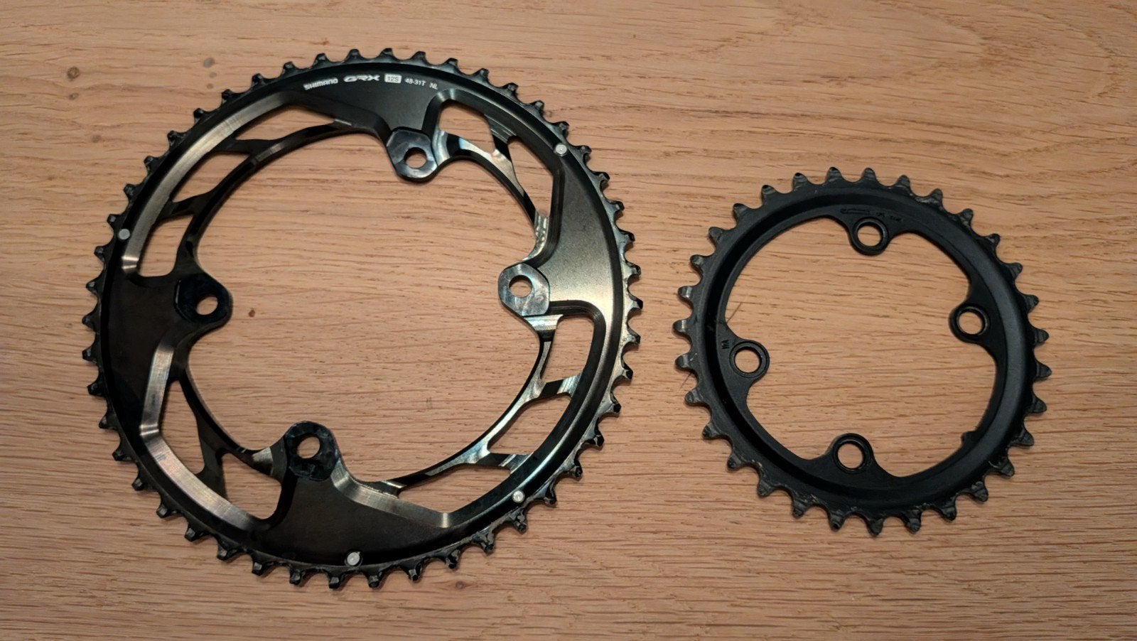 Shimano GRX RX820 12s 48/31t kettingblad kettingbladen, Verzenden, Zo goed als nieuw, Gravelbike, Shimano