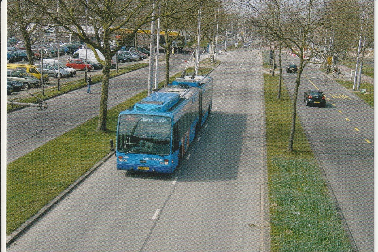 ARNHEM IJSSELLAAN OMLEIDINGSROUTE LIJN 5 ELSWEIDE V HOOL '97, Ophalen of Verzenden, 1980 tot heden, Ongelopen, Gelderland
