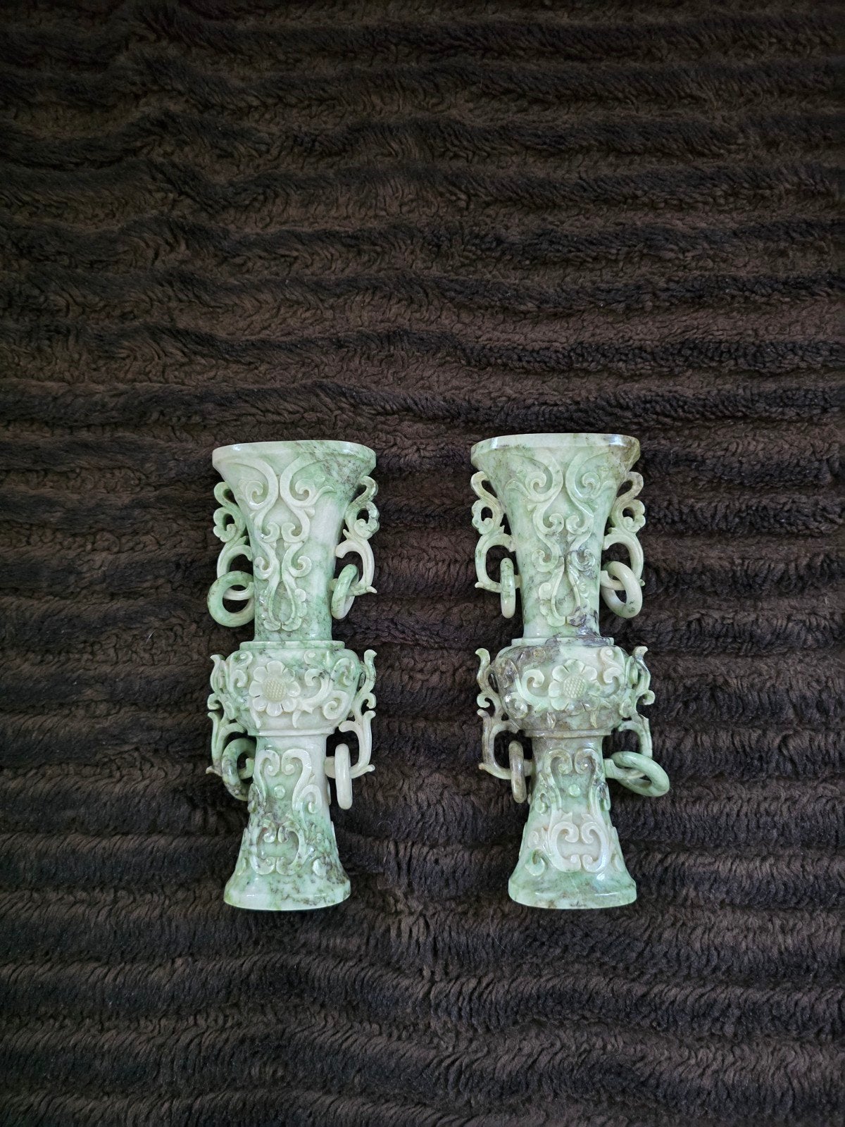 chinese jade vaasjes (antiek), China, Ophalen of Verzenden, Overige typen, Natuurlijk materiaal
