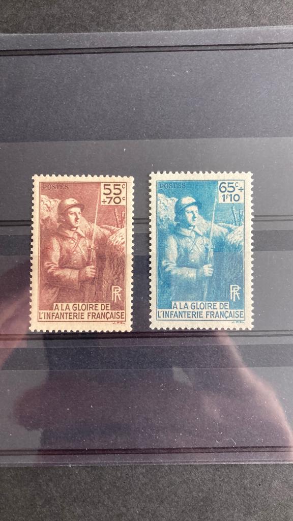 Frankrijk 386/87 post fris/72, Ophalen of Verzenden