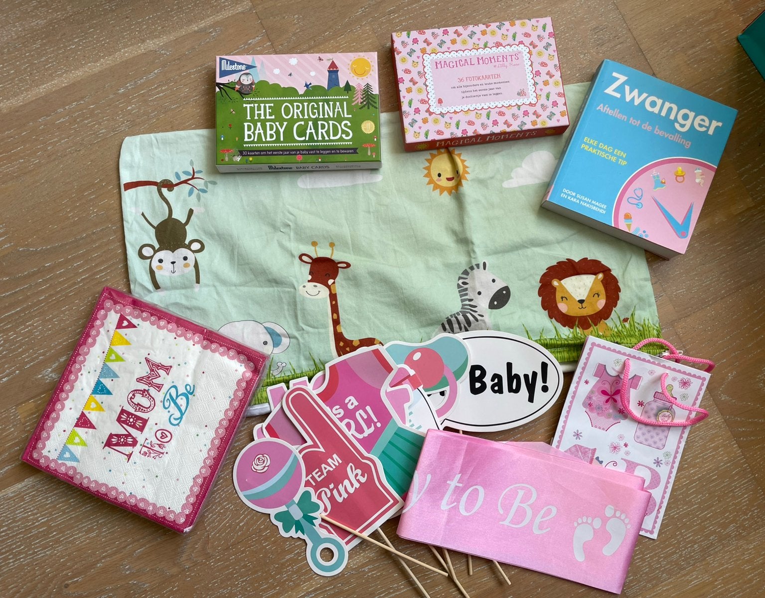 Mommy to be, leuk pakket voor babyshower, Ophalen of Verzenden, Zo goed als nieuw