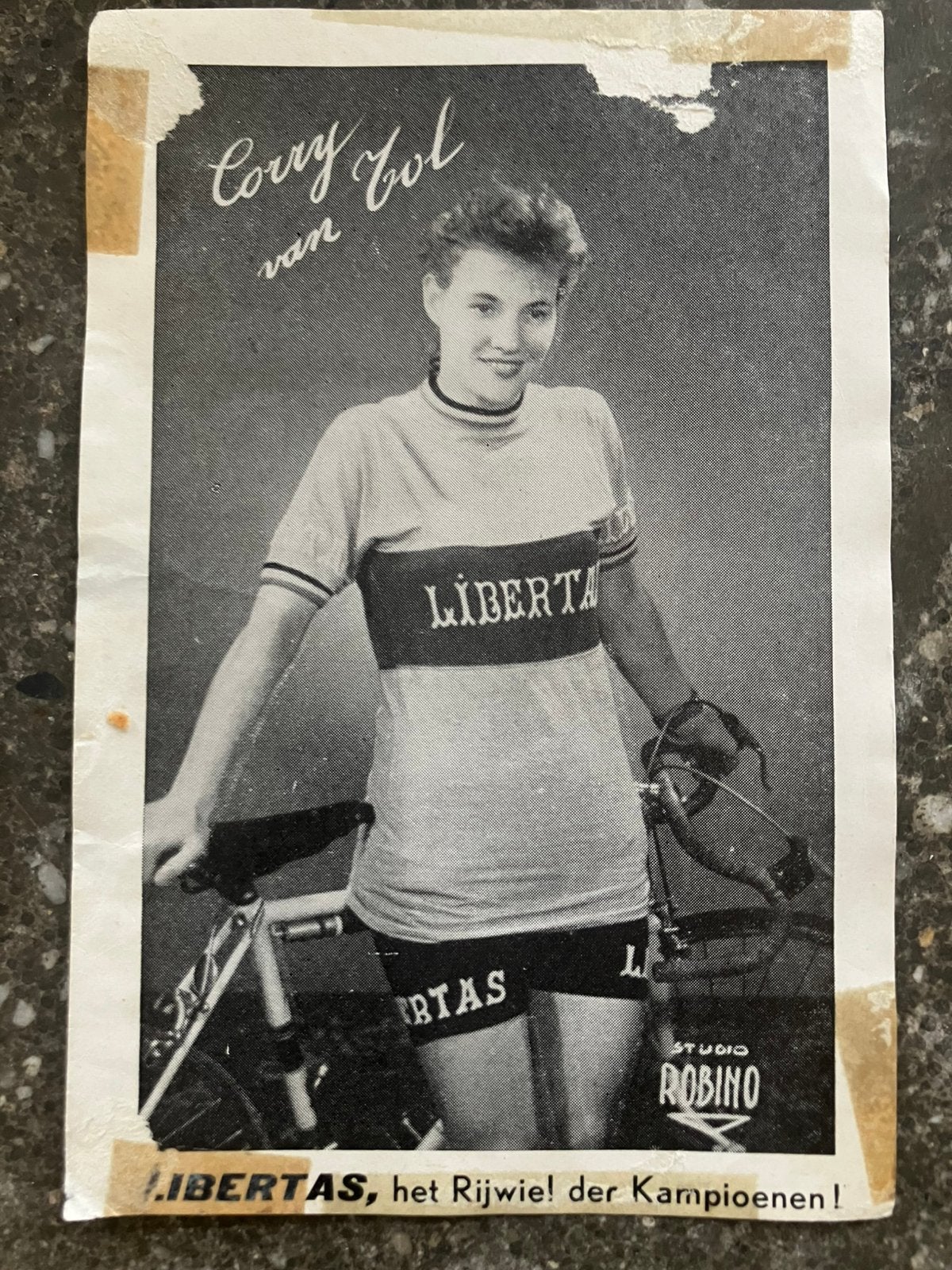 Corry van Tol - Libertas - kaart wielrennen, Verzamelen, Ophalen of Verzenden, Gebruikt, Overige sporten, Spelerskaart