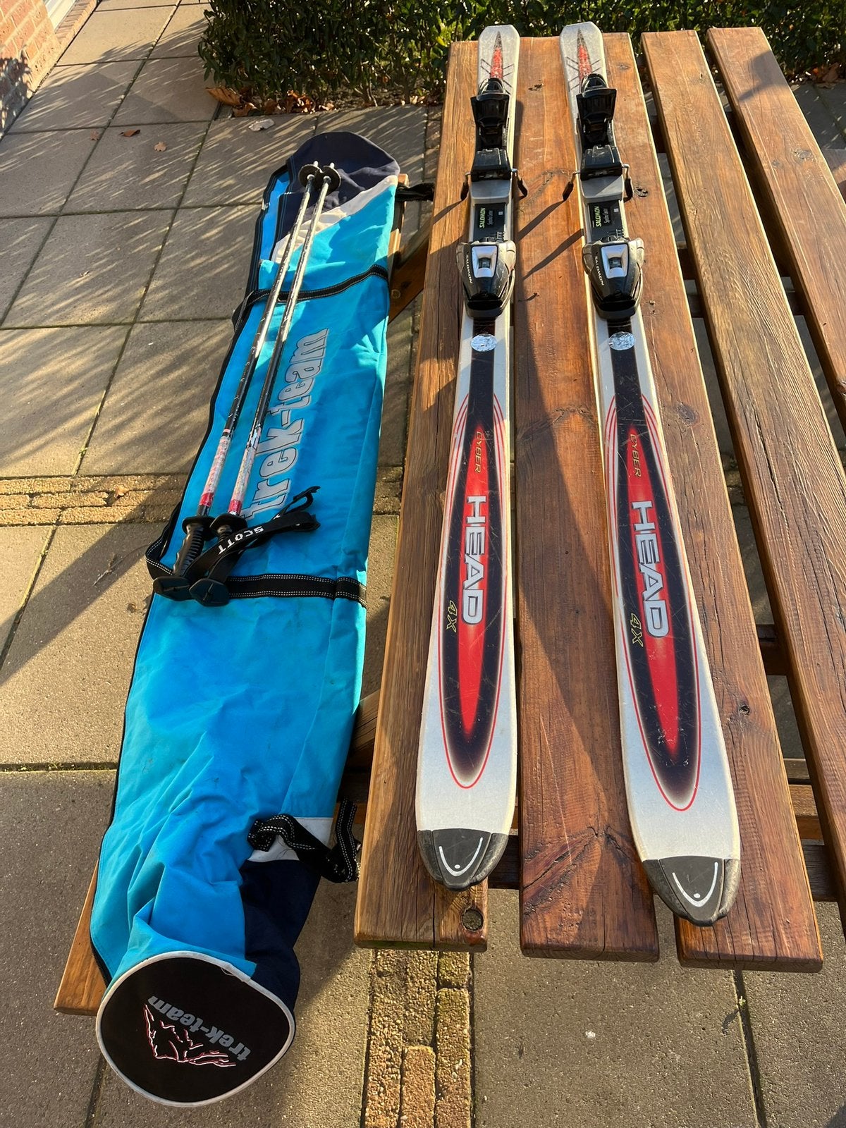 Skies     Head Cyber 4X  /Salomon bindingen    & hoes, Ophalen, 160 tot 180 cm, Gebruikt, Carve