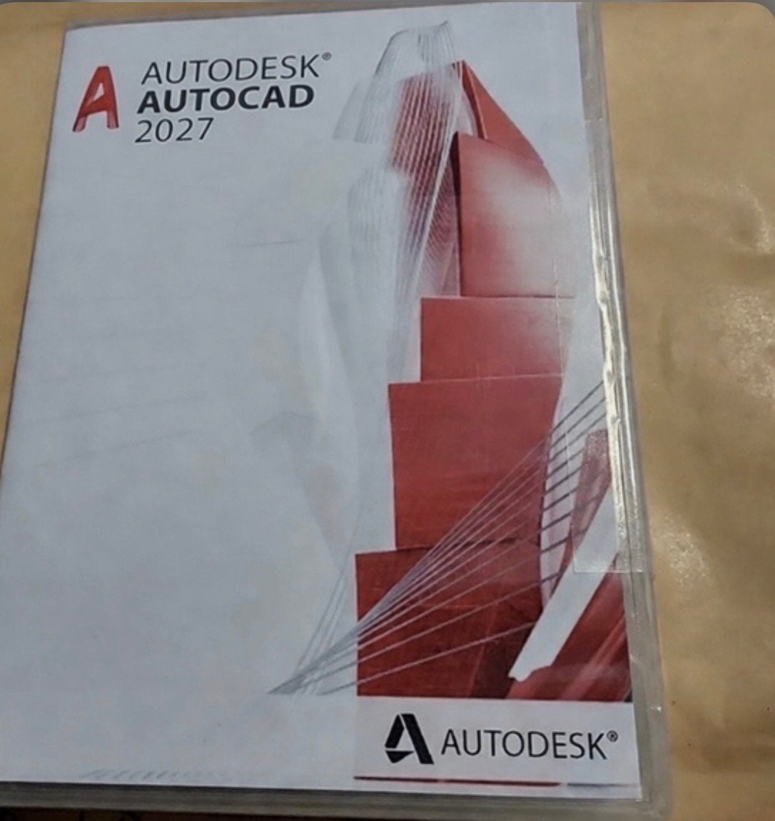 Autocad 2027 officiele pakket met licentie, Verzenden, Zo goed als nieuw