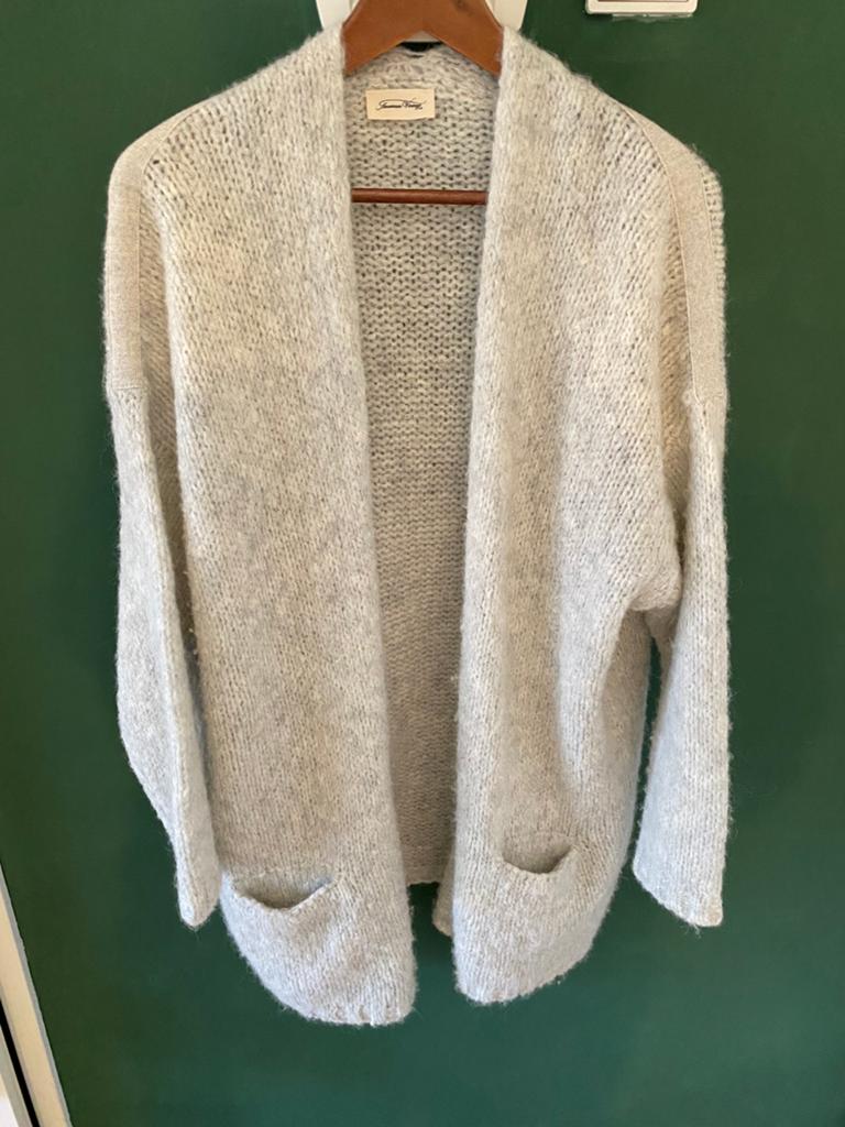 American Vintage vest, Ophalen of Verzenden, Zo goed als nieuw, Maat 42/44 (L), Grijs