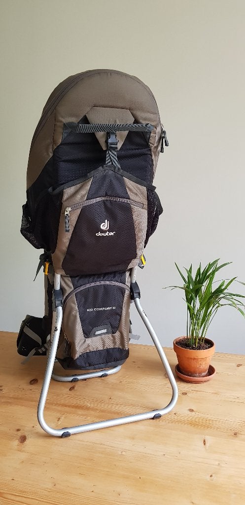 TE HUUR: Deuter kid comfort III / 3 - Draagrugzak, Zo goed als nieuw, Rug, Draagzak, Ophalen