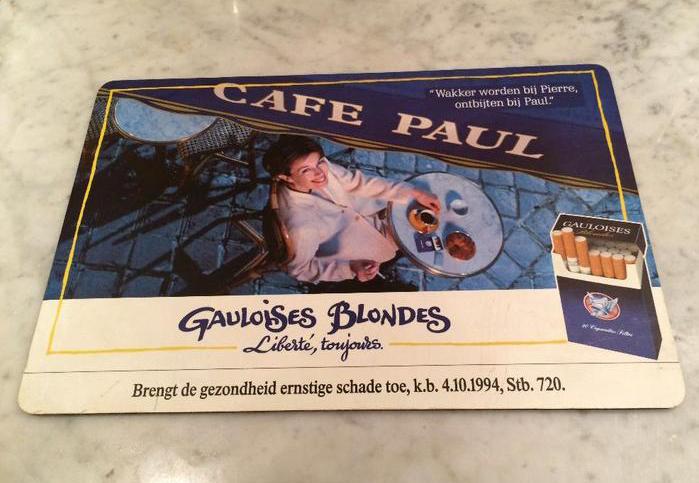Vintage Gauloises Blondes Vintage Toonbank Mat / Change Mat, Ophalen, Zo goed als nieuw, Overige typen