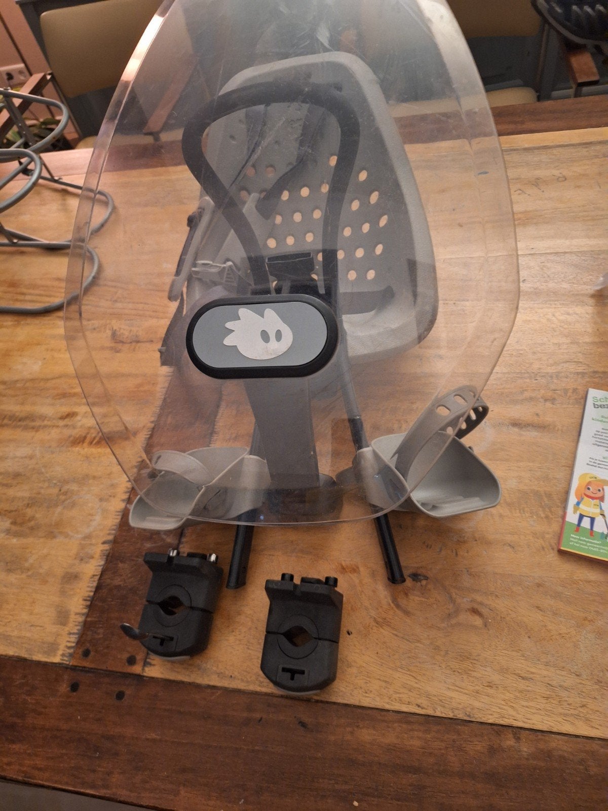 Yepp Mini fietsstoeltje met windscherm en 2 adapters, Ophalen, Yepp, Voorzitje, 0 t/m 13 kg
