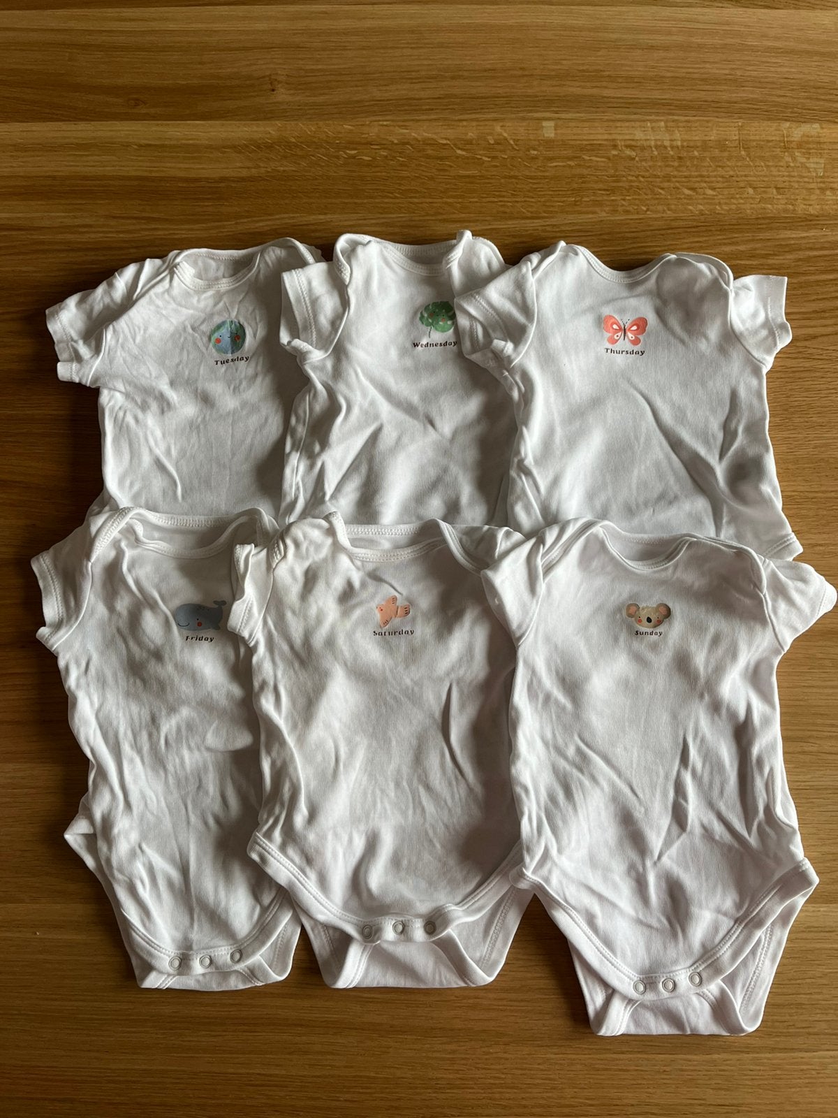C&a set van rompers, Verzenden, Zo goed als nieuw, Jongetje of Meisje, Nacht- of Onderkleding