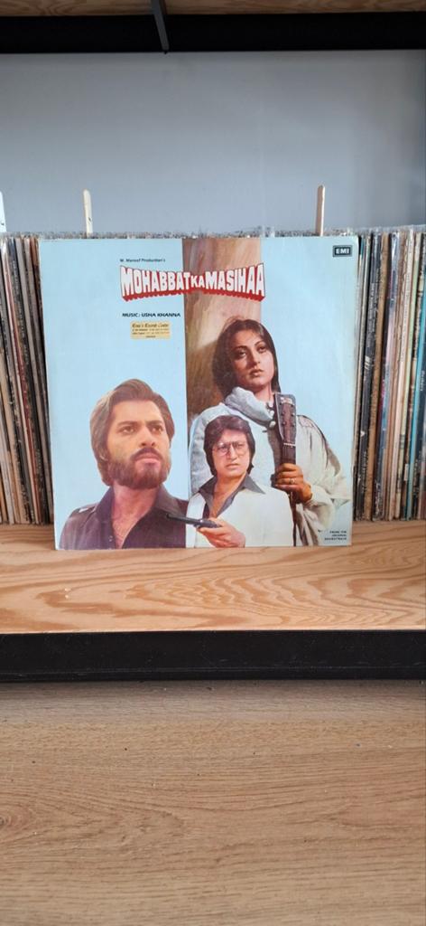 Lp Usha Khanna – Mohabbat Ka Masihaa Bollywood Hindi Ambient, Ophalen of Verzenden, Aziatisch, 12 inch, 1970 - 1979