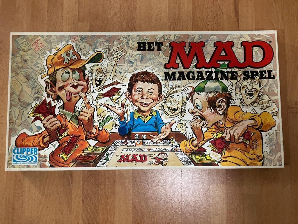 MAD Magazine bordspel, Hobby en Vrije tijd, Gezelschapsspellen | Bordspellen, Drie of vier spelers, Ophalen of Verzenden, Zo goed als nieuw