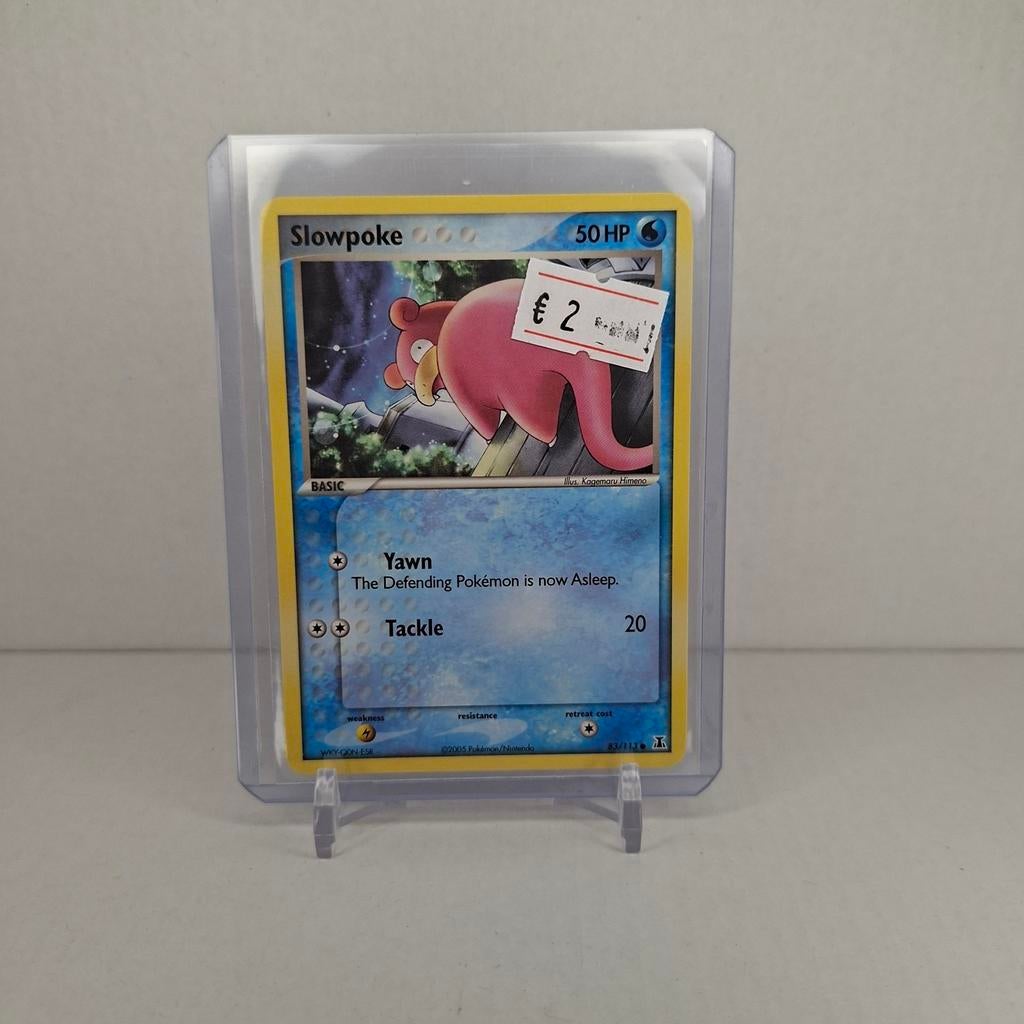 Vintage Pokémon Kaart: Slowpoke 50 HP - Zeldzaam!, Ophalen