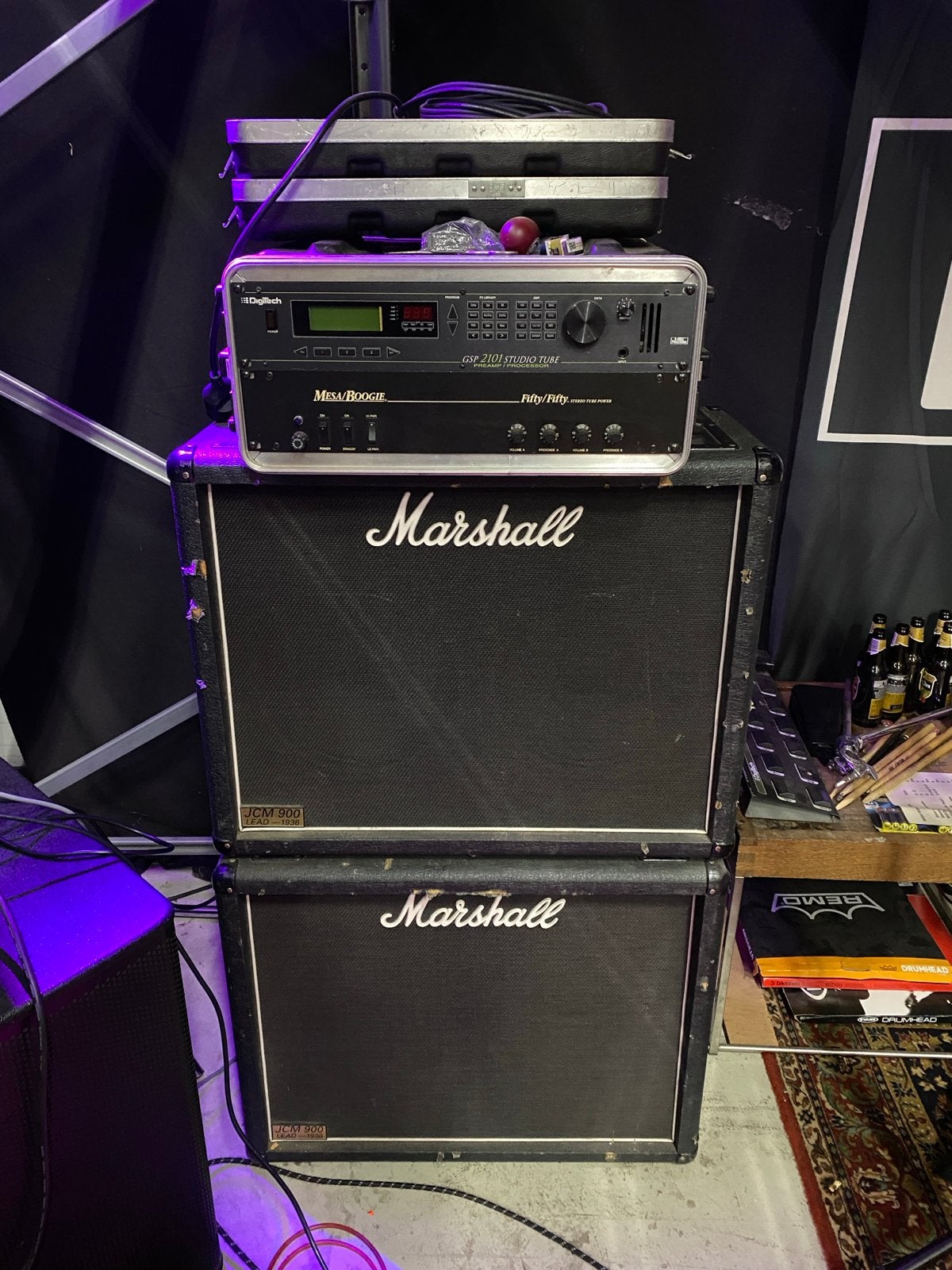 Gitaarrig: Mesa Boogie, Digitech, Marshall JCM 900, Ophalen, Gebruikt
