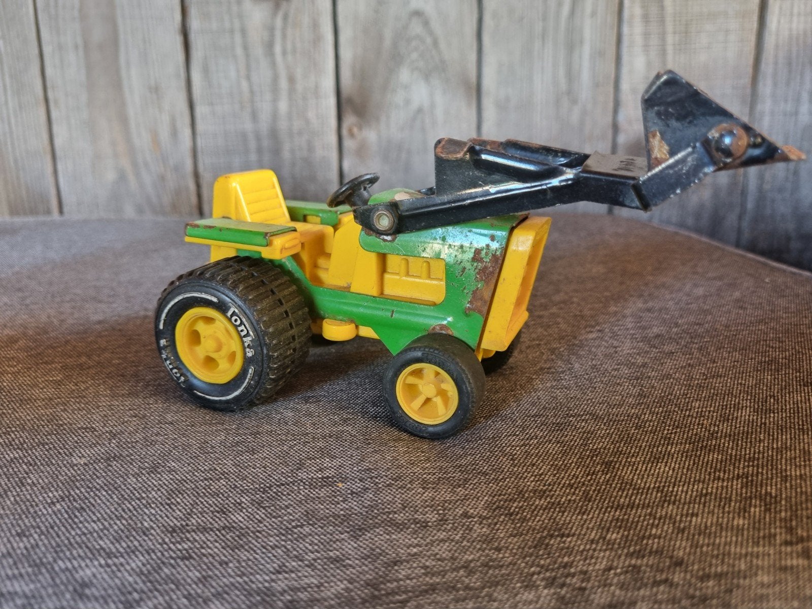 Vintage Tonka Tractor met Voorlader, Ophalen of Verzenden, Gebruikt