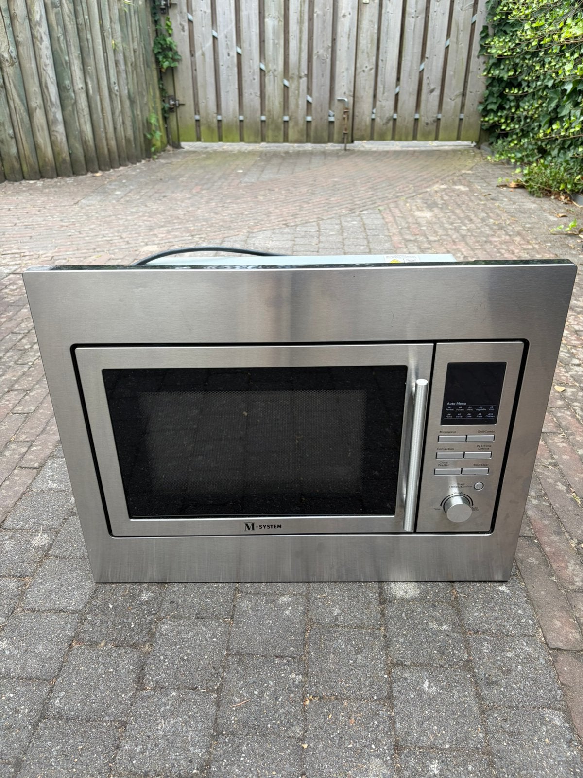 Inbouw combi-magnetron M-System MCM-401 Grill/Oven/Magnetron, Ophalen, Gebruikt, Grill, Inbouw