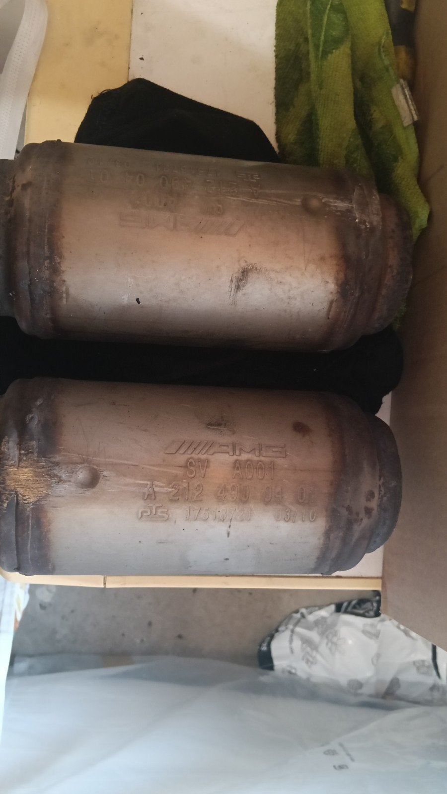 2x secundaire katalysator e63 amg A2124900401, Ophalen of Verzenden, Gebruikt, Mercedes-Benz