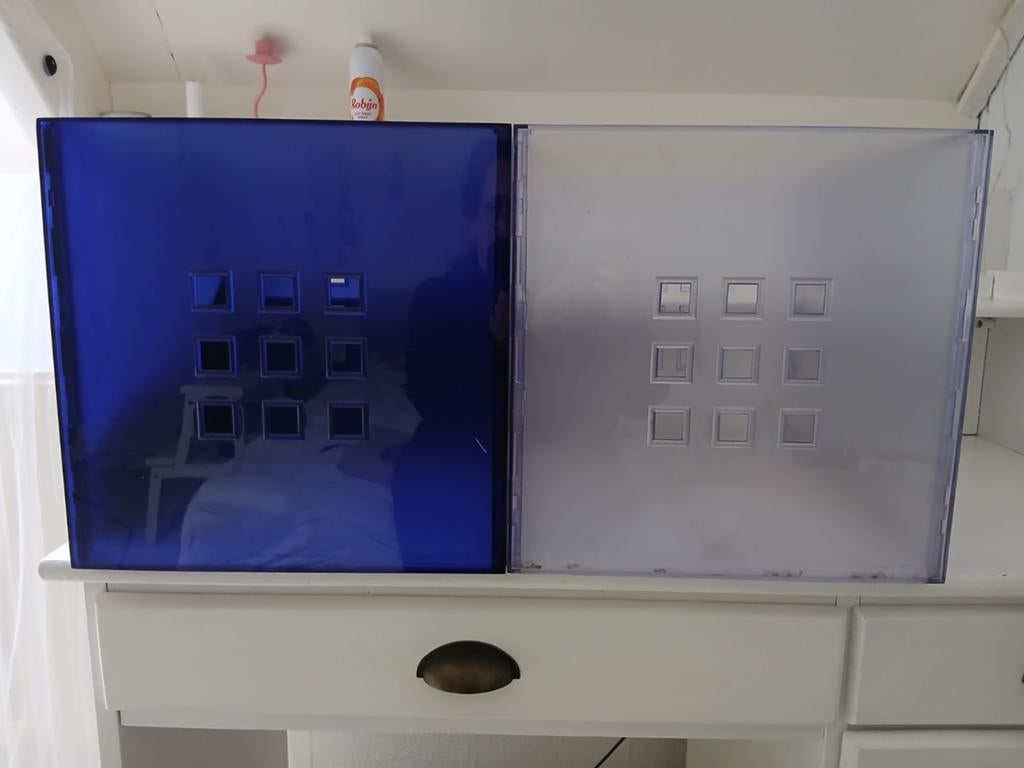 Kunststof bakken voor in Ikea Kallax kast, Ophalen, Gebruikt