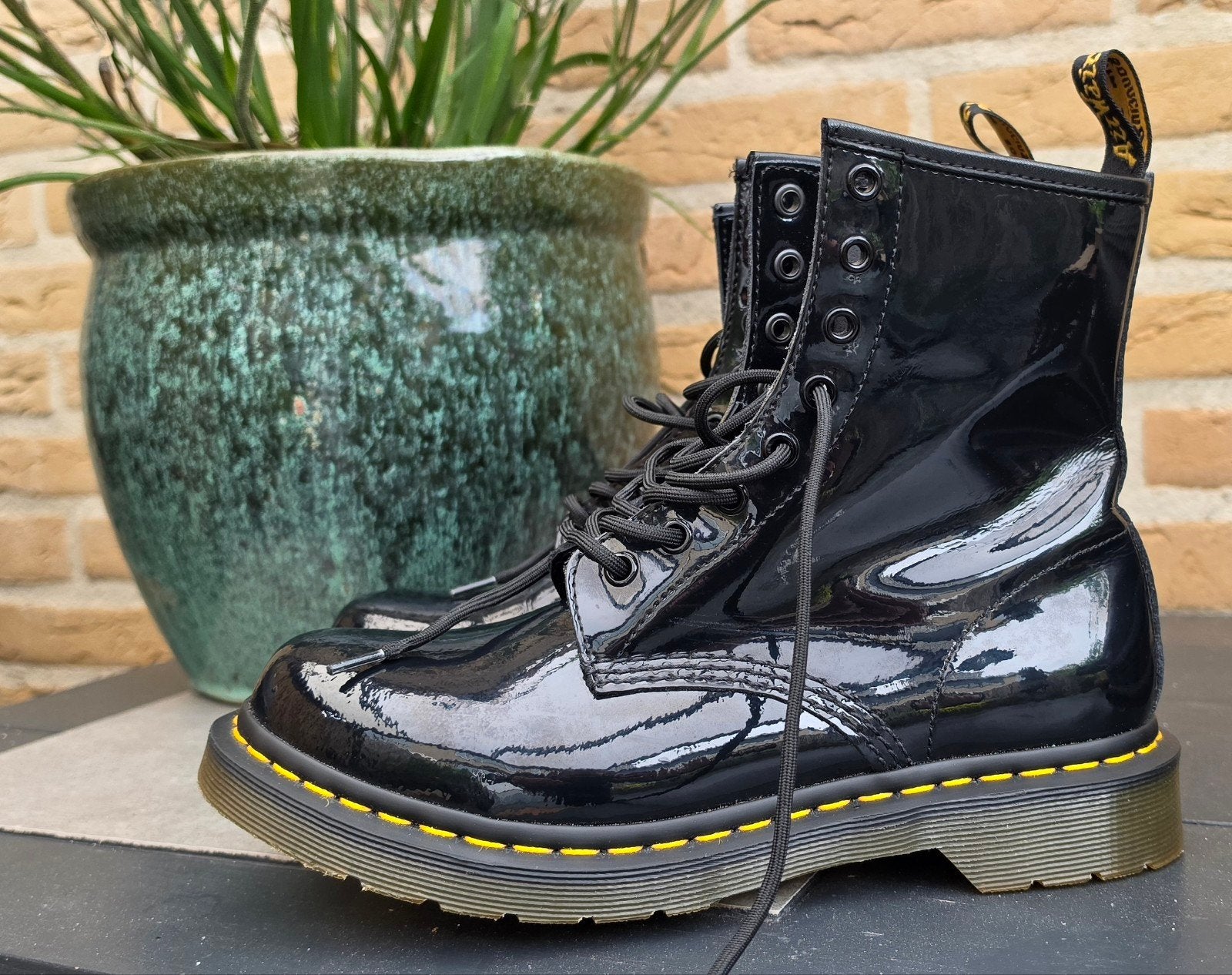 Dr. Martens zwart lakleer maat 41, Kleding | Dames, Schoenen, Ophalen of Verzenden, Zo goed als nieuw