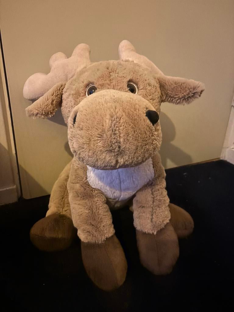 Eland knuffel, Kinderen en Baby's, Speelgoed | Knuffels en Pluche, Ophalen of Verzenden, Zo goed als nieuw, Overige typen
