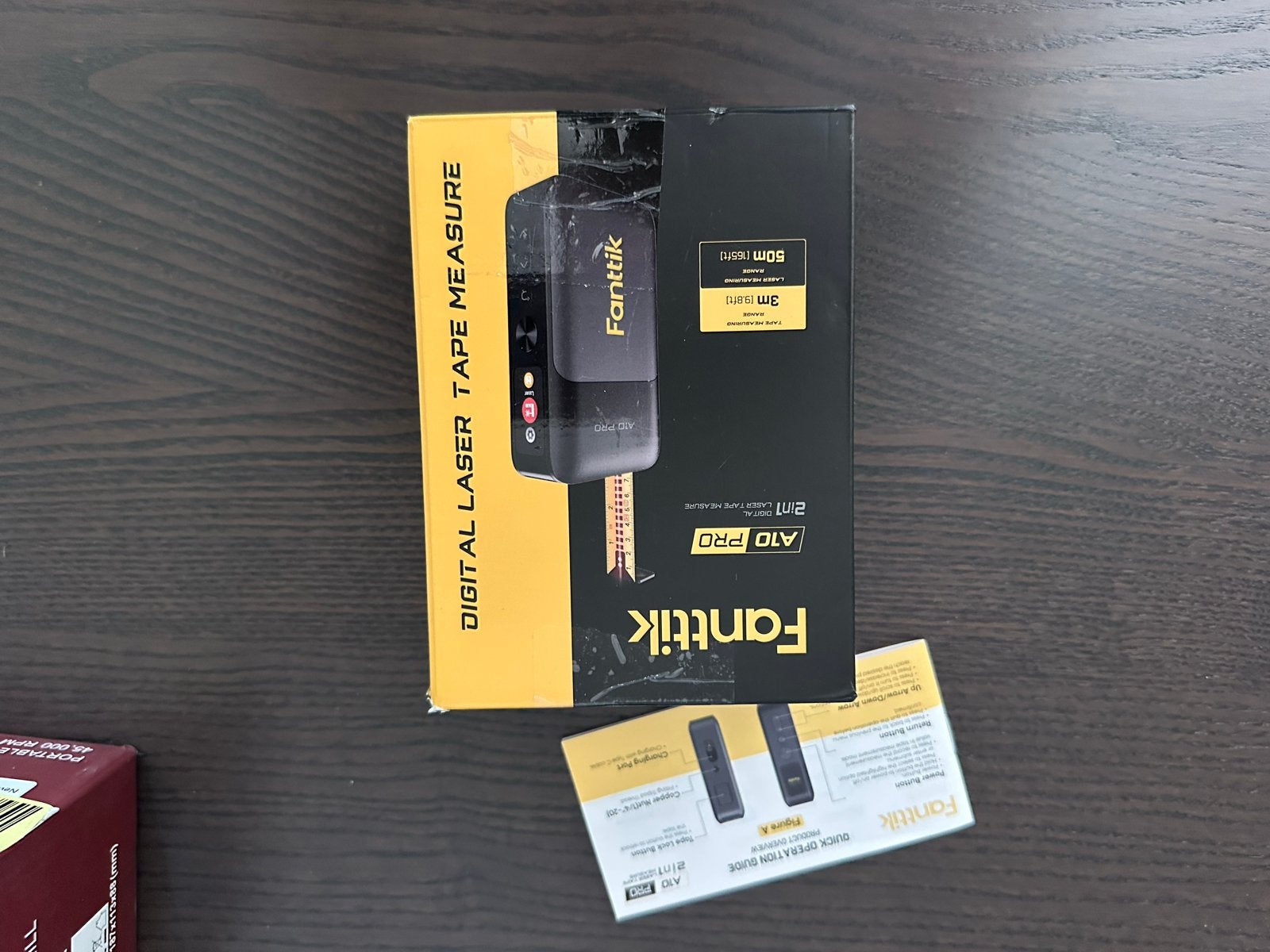 Fanttik A10 Pro Digitale Laser Afstandsmeter 2-in-1, Ophalen, Nieuw, Afstand