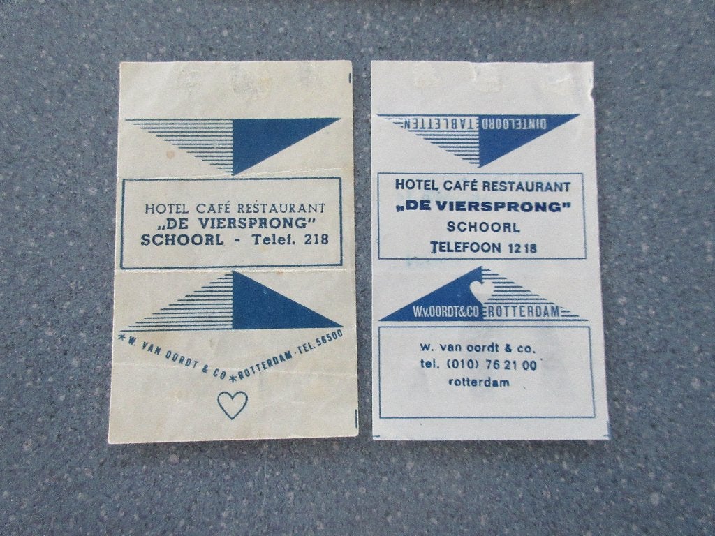 2 x Schoorl, hotel-café-rest. De Viersprong, Verzenden, Nederland