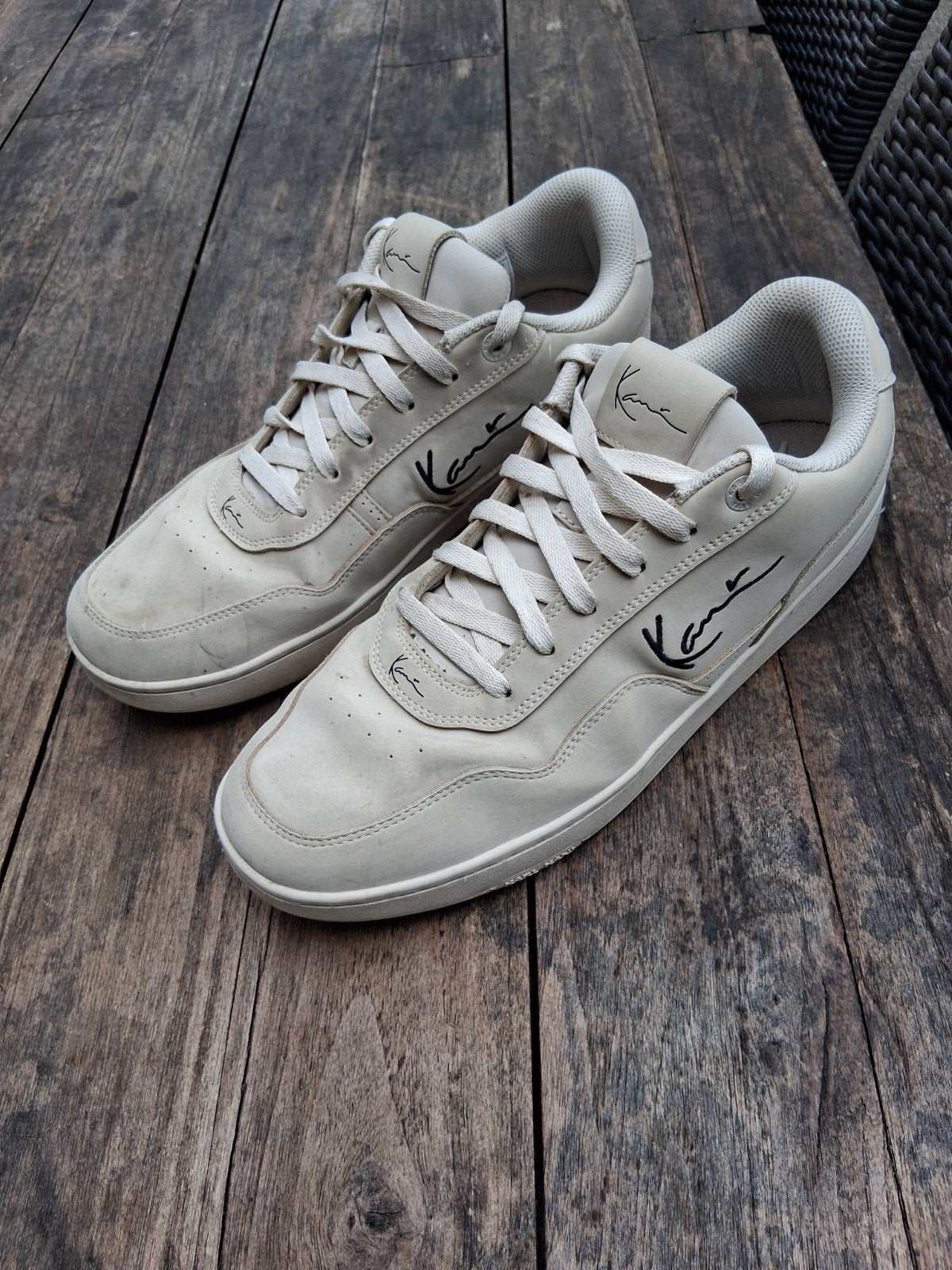 Karl Kani witte sneakers maat 46, Wit, Ophalen of Verzenden, Karl Kani, Sneakers of Gympen