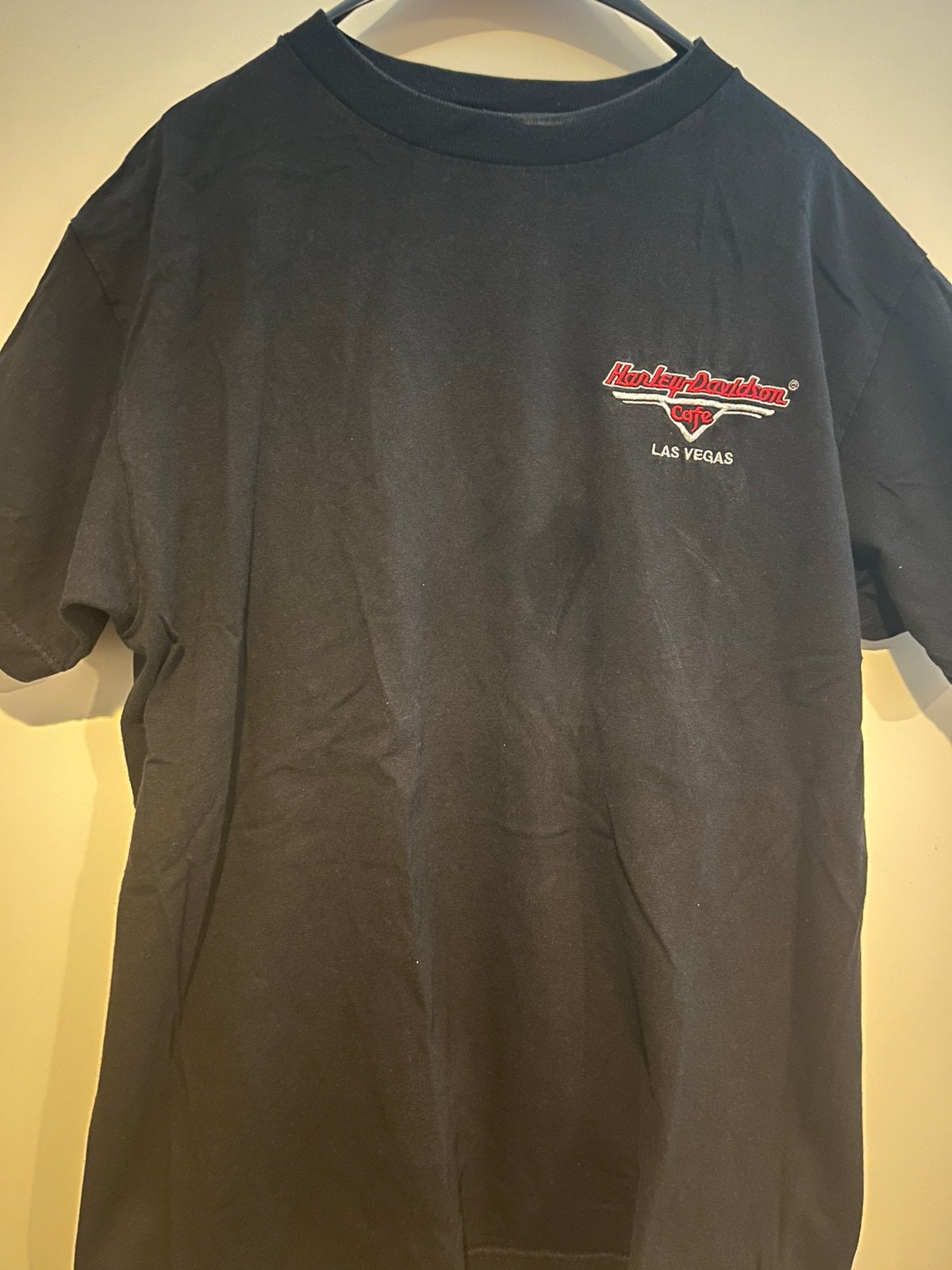 Vintage Harley Davidson t-shirt, Ophalen of Verzenden, Zo goed als nieuw, Maat 52/54 (L), Zwart