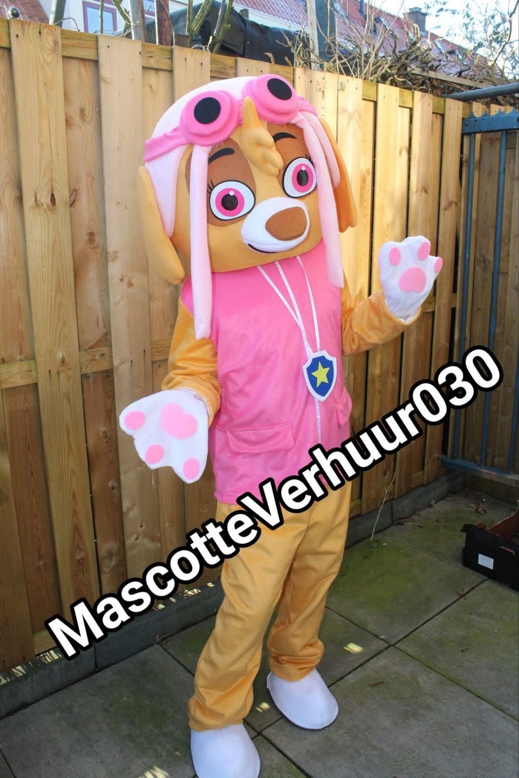skye huren mascotte verjaardag feest pak met acteur, Hobby en Vrije tijd, Ophalen, Zo goed als nieuw, Verjaardag